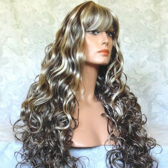 BROWN Long Layers of Soft Sexy Curls 28\